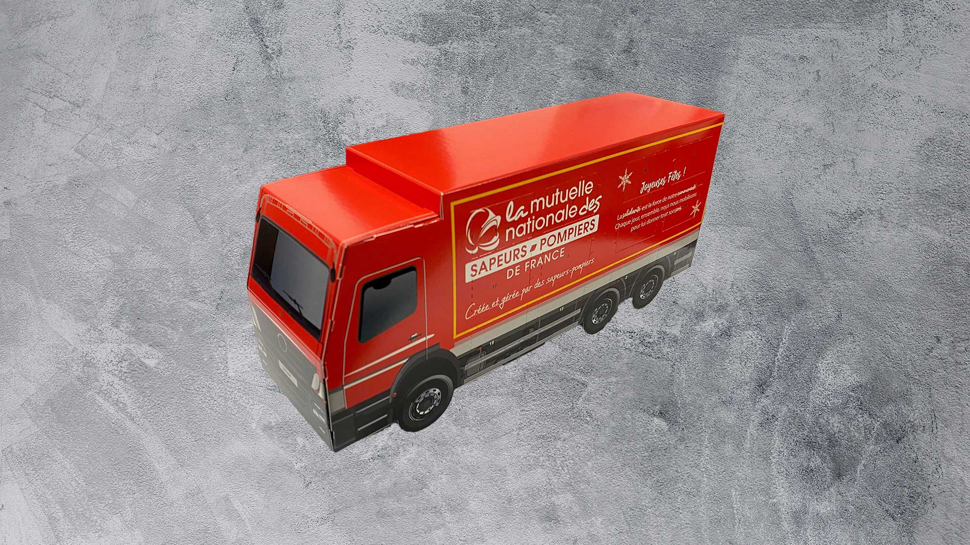 2020 Advent Calendar Truck - Mutuelle Nationale des Sapeurs Pompiers