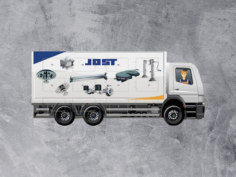 Camion calendrier de l'Avent 2019 - JOST